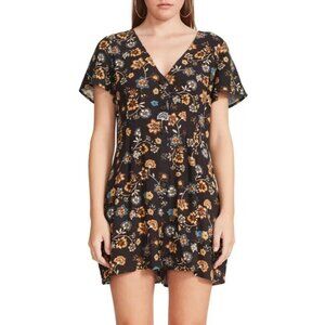 BB DAKOTA Romper Womens Small STEVE MADDEN Wildflowers Boho Oilslick Floral New